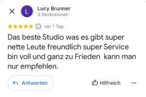 Bewertung Beautystudio Aue von Lucy